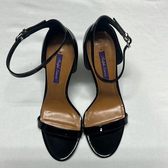 Ralph Lauren’s purple label Krystina Spazzolato Sandal...